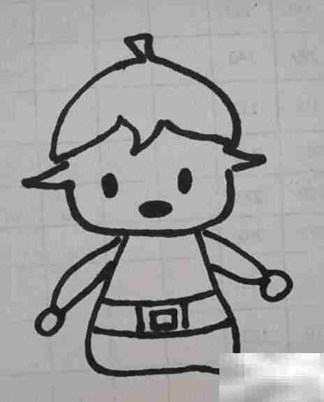 小精灵简笔画教程