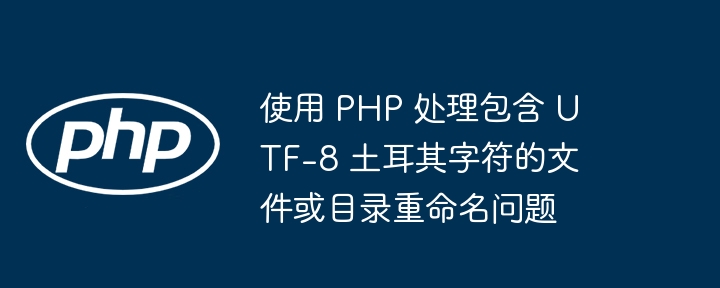 PHP处理UTF-8土耳其字符问题