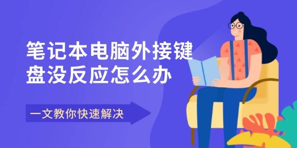 外接键盘没反应？笔记本电脑快速解决方法