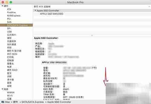 MacBook S.M.A.R.T.状态查看方法