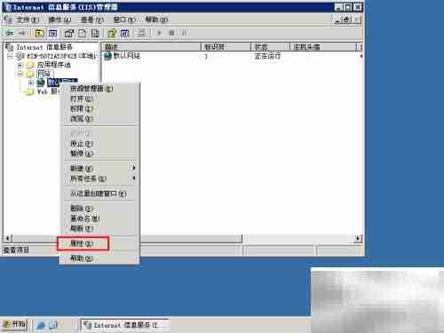 Win2003 IIS绑定域名教程