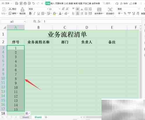 业务流程清单制作指南
