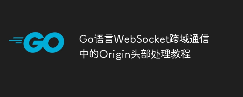 Go语言WebSocket跨域通信中的Origin头部处理教程
