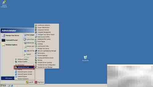 如何开启Server 2003终端服务