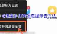 饭友如何开启提示音