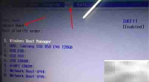 宏碁笔记本关闭Secure Boot指南