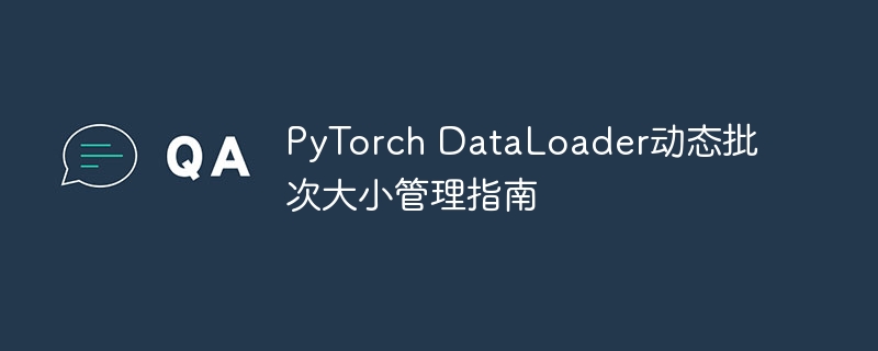 PyTorch动态批处理技巧分享