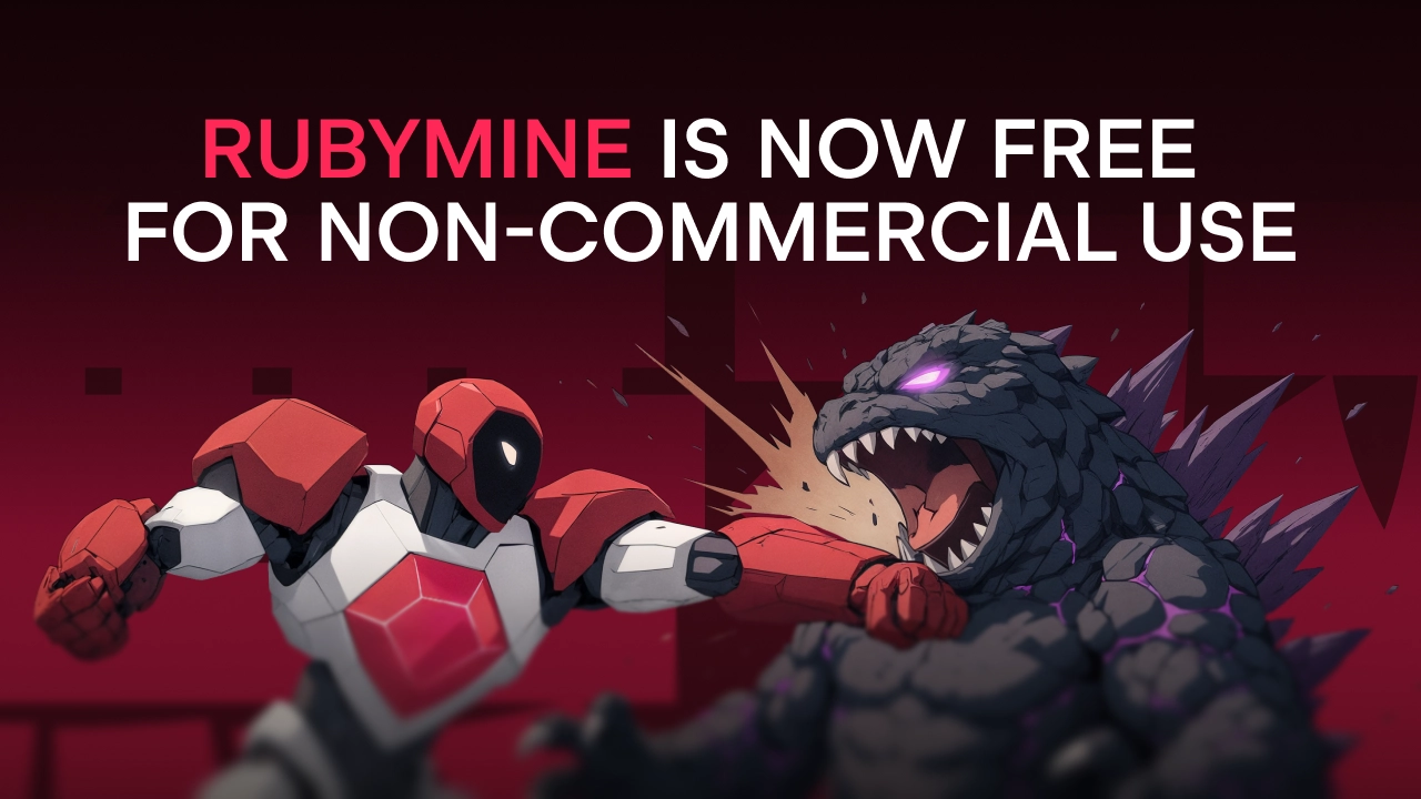 JetBrains 宣布 RubyMine 面向非商业用途免费