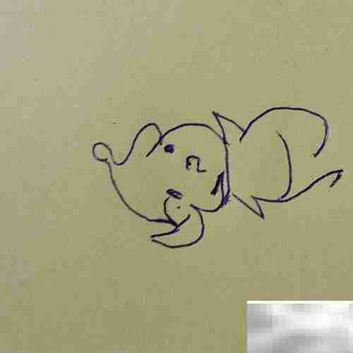 儿童简笔画：可爱小精灵