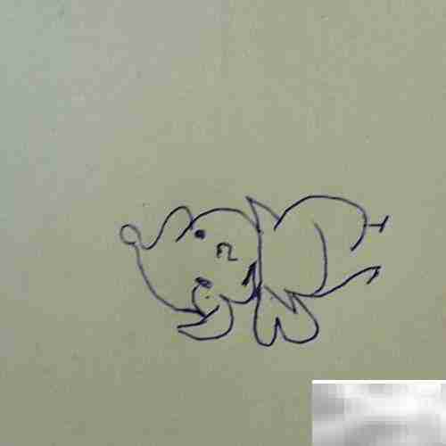 儿童简笔画：可爱小精灵