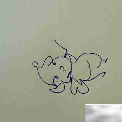 儿童简笔画：可爱小精灵