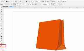 CDR如何绘制矩形立体手提袋