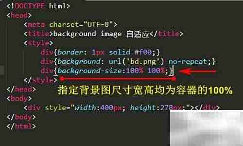 背景图自适应宽高技巧