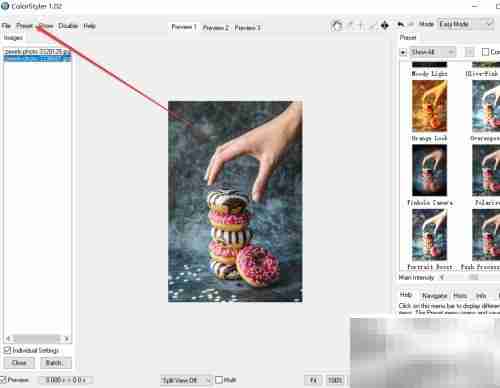 如何使用ColorStyle金色滤镜