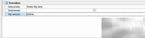 Maestro修改存储过程安全