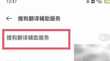 搜狗翻译辅助服务开启指南