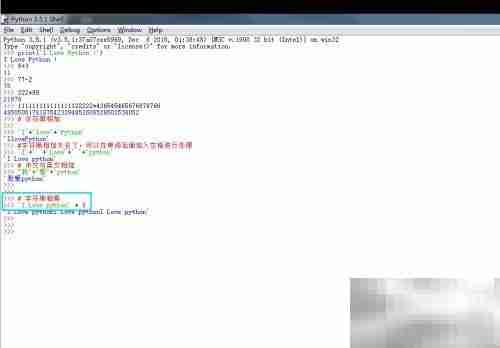 Python DLE打印输出