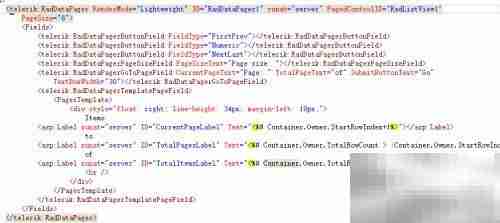 RadDataPager分页控件使用指南