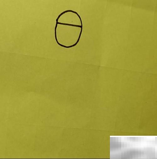 小男孩骑木马简笔画教学步骤