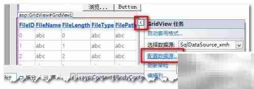 ASP.NET GridView操作数据库