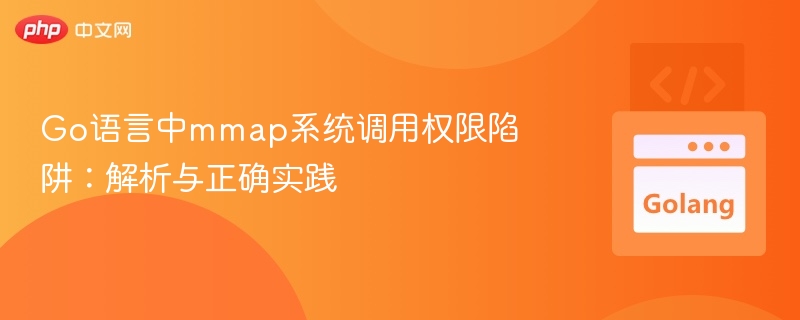 Go语言中mmap系统调用权限陷阱:解析与正确实践
