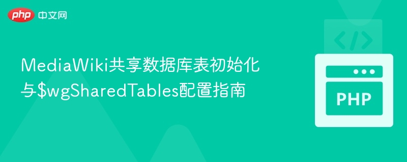 MediaWiki数据库初始化与配置教程