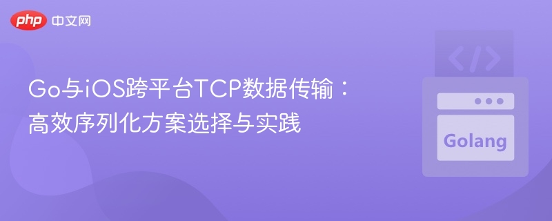 Go与iOS跨平台TCP通信方案