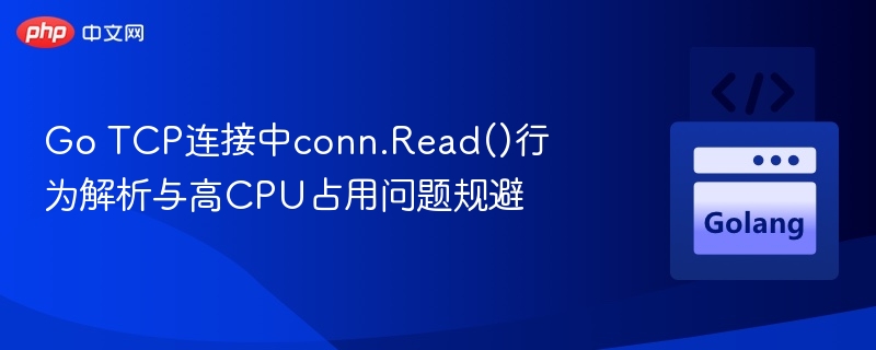 Go中conn.Read()详解与CPU优化技巧
