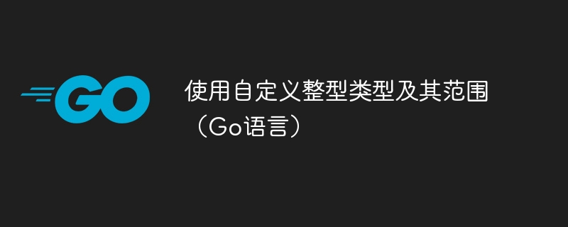 Go语言自定义整型类型及范围解析