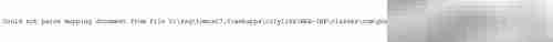 解析映射文档失败