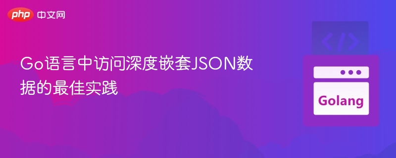 Go语言中访问深度嵌套JSON数据的最佳实践