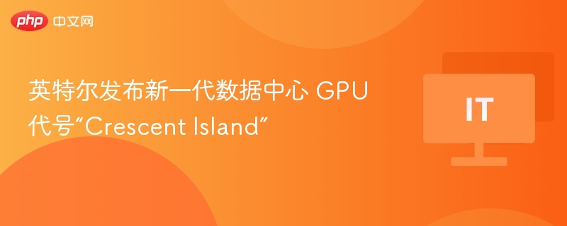 英特尔新一代GPU发布，代号“CrescentIsland”