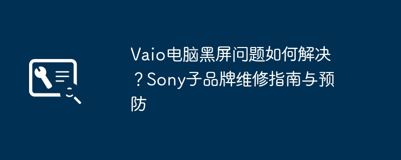 Vaio电脑黑屏问题如何解决？Sony子品牌维修指南与预防