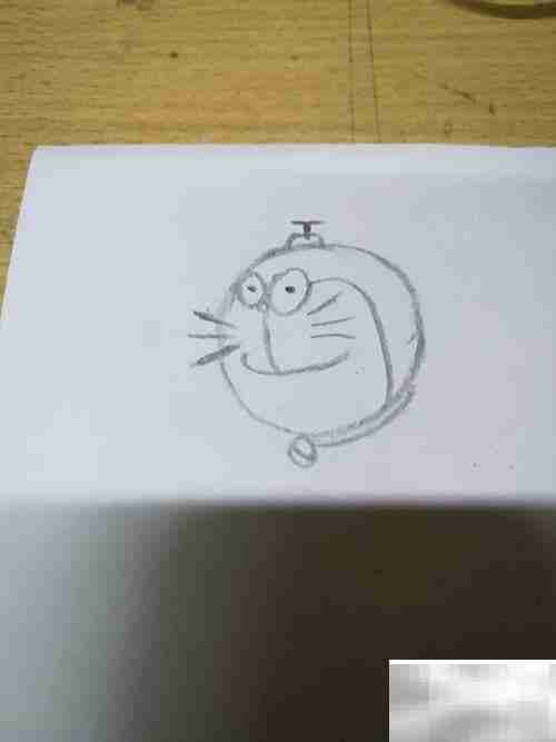 简笔画机器猫教程