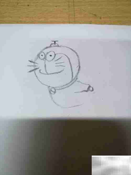 简笔画机器猫教程