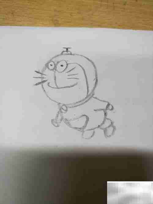 简笔画机器猫教程