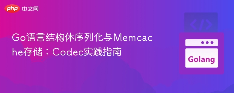 Go结构体序列化与Memcache使用技巧