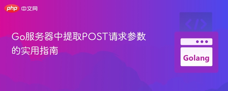 Go中高效提取POST参数的方法