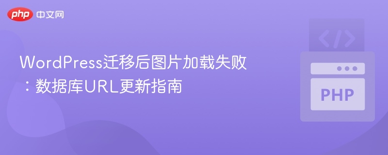 WordPress迁移后图片加载失败：数据库URL更新指南
