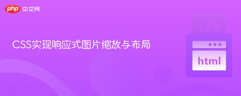 CSS响应式图片布局与缩放方法