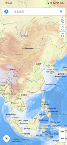 船讯网app海区查看方法