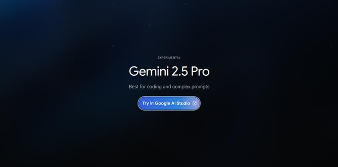 Gemini2.5官方主页链接_Gemini2.5在线体验网址