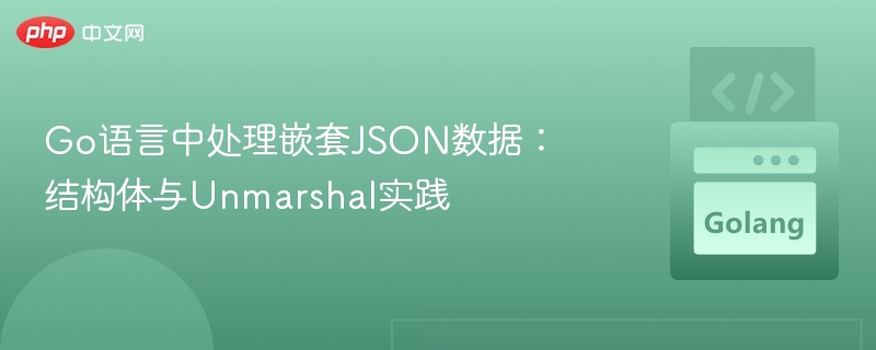 Go语言JSON嵌套解析技巧