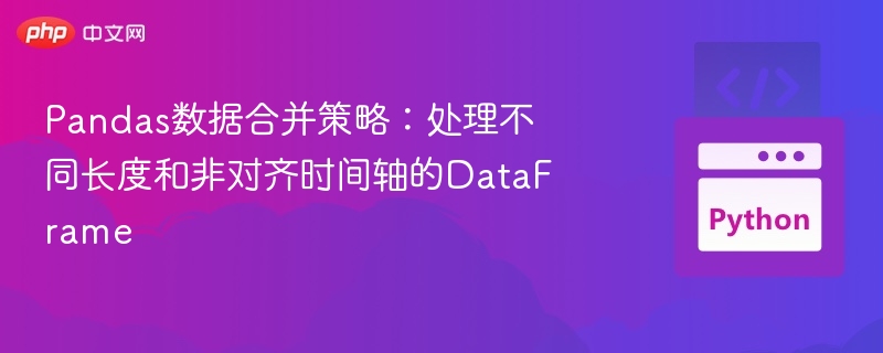 Pandas数据合并策略:处理不同长度和非对齐时间轴的DataFrame