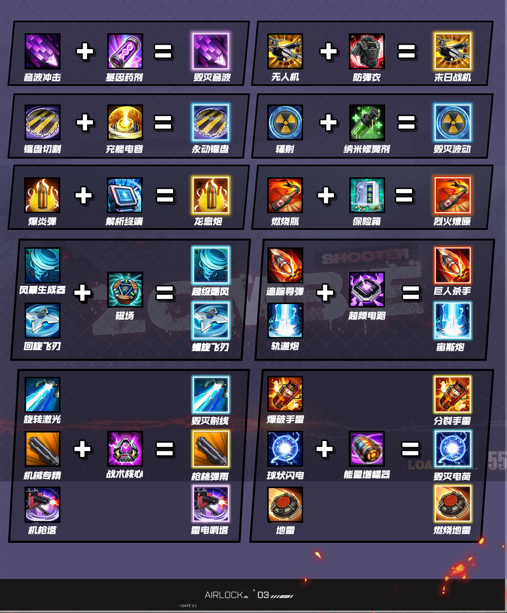 《枪魂狙击》超武合成图解攻略