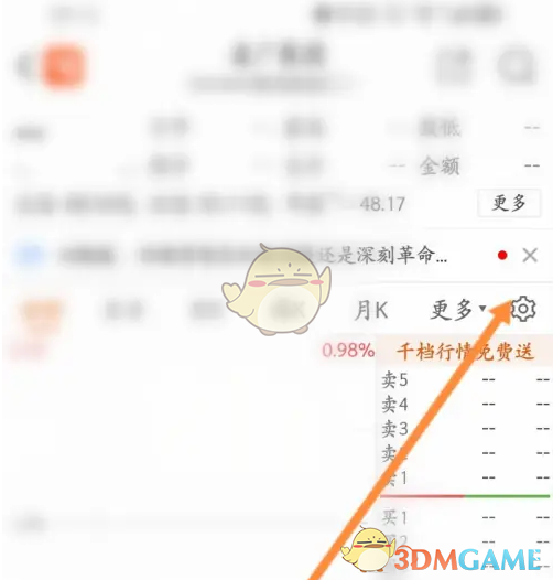 《东方财富》查看量比方法