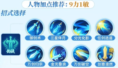 《梦想世界》剑侠灵剑流攻略详解