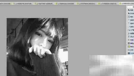 舞蝶飞创意照片变单色教程