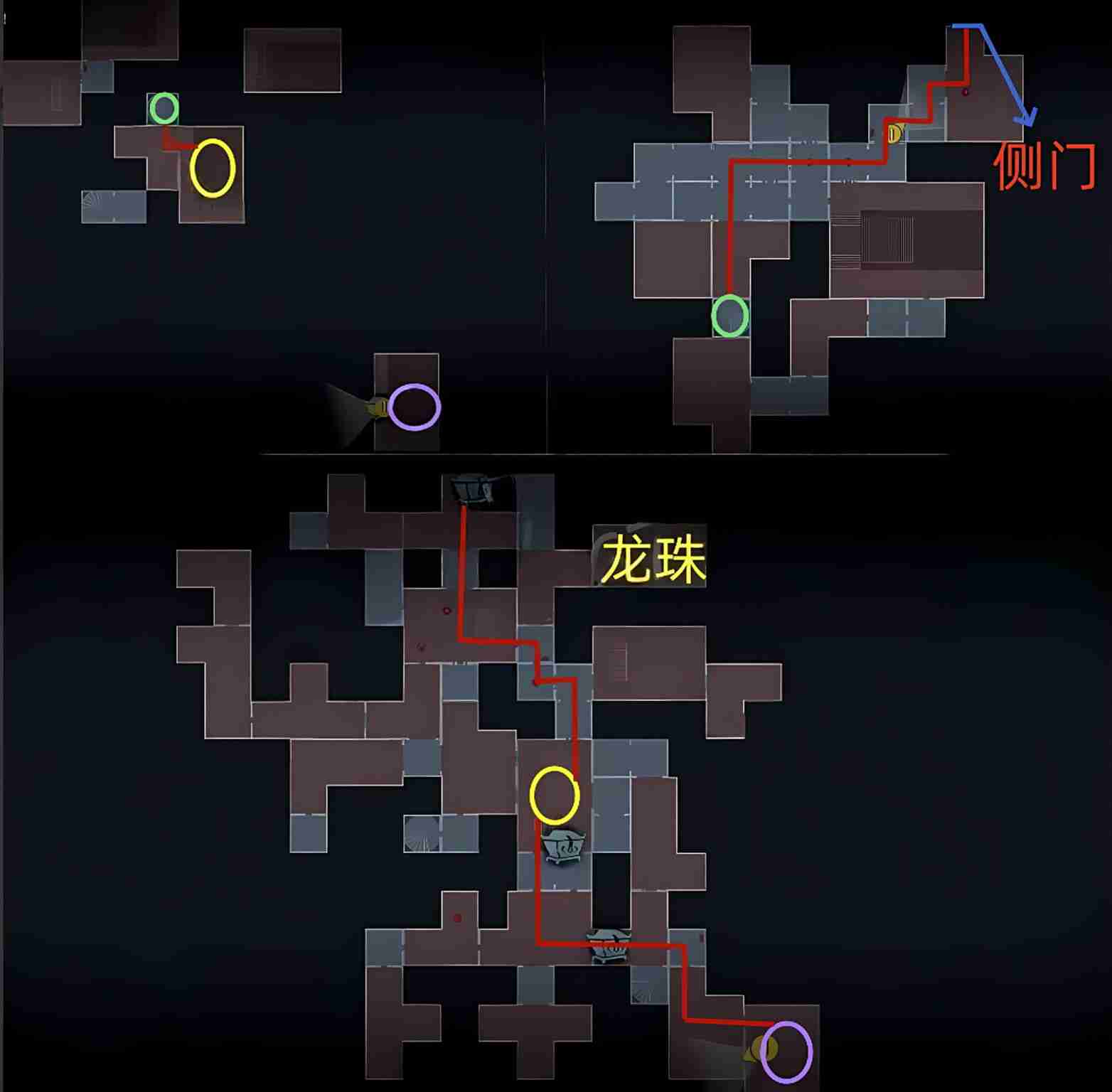 超自然行动组精绝古城困难┗型全地图小抄