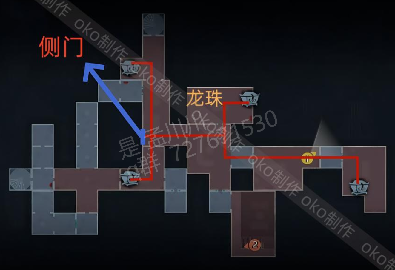 超自然行动组精绝古城困难┗型全地图小抄